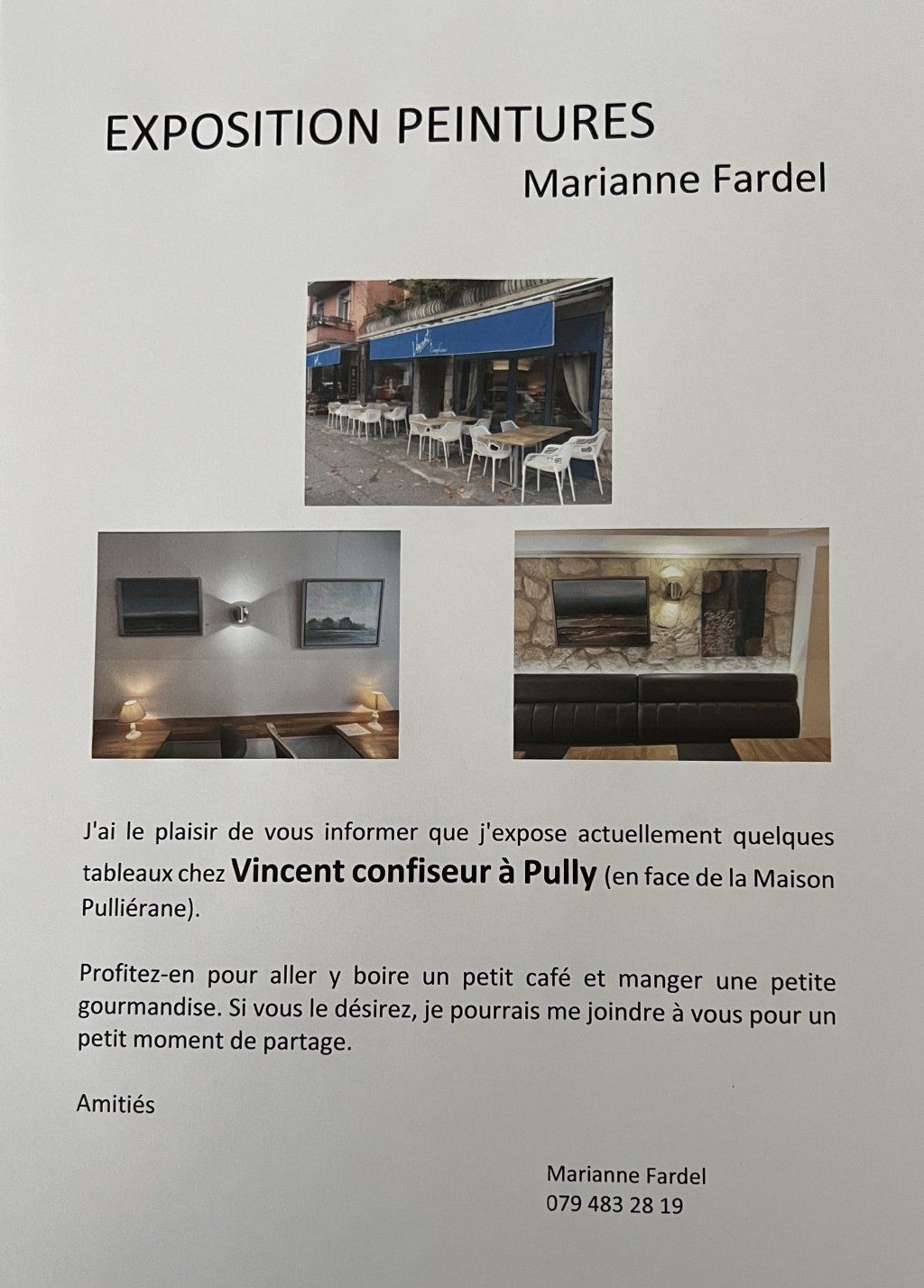 Marianne Fardel : Bienvenue sur mon site Internet.