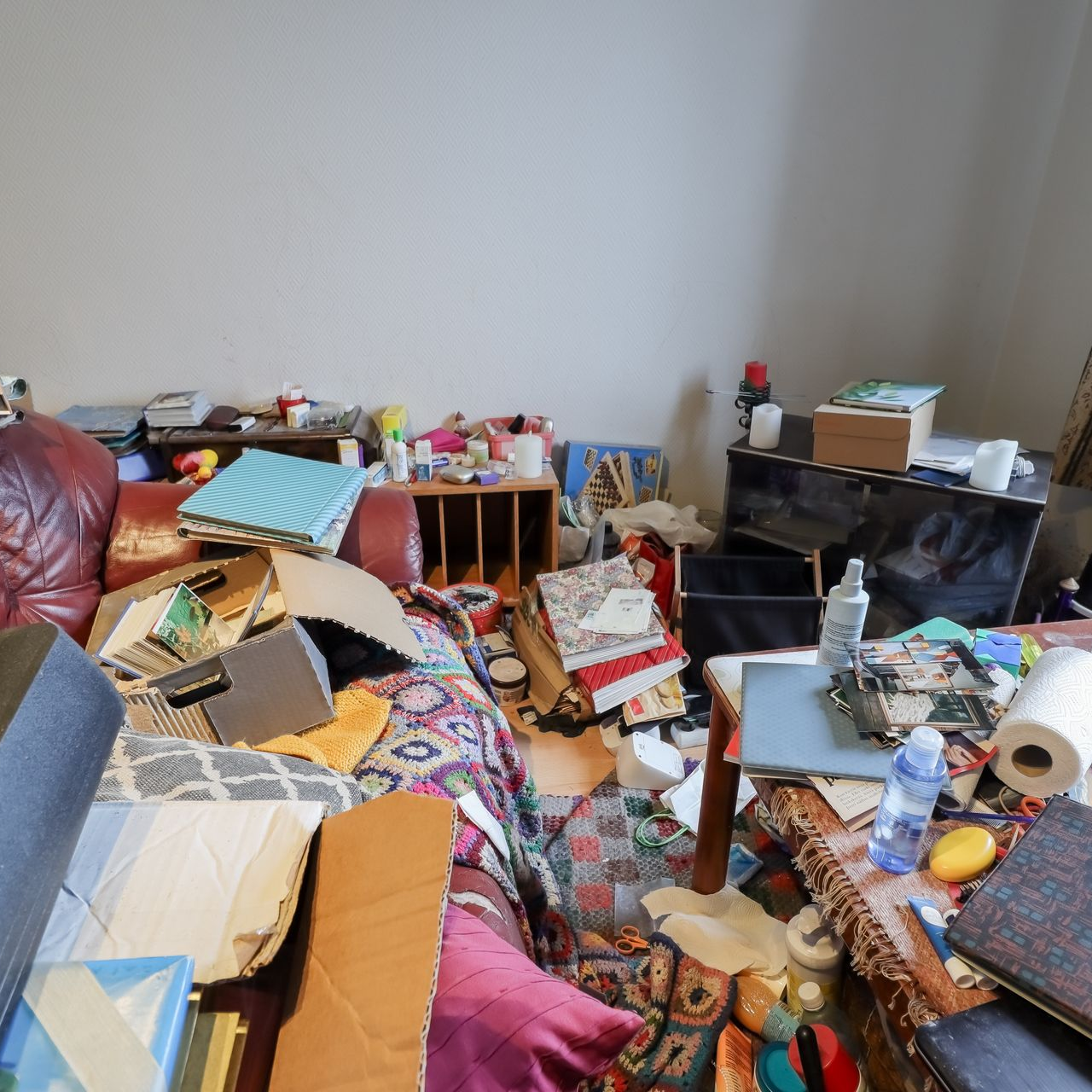 Une pièce suite à un syndrome de Diogène