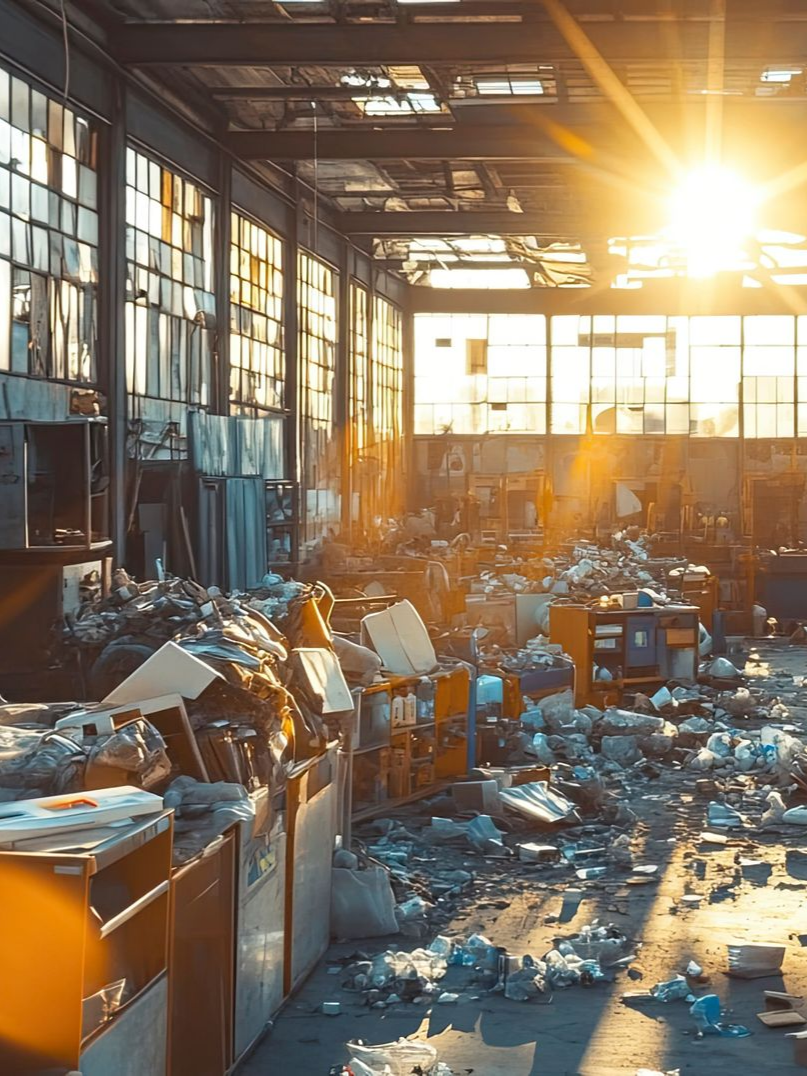 Une usine abandonnée