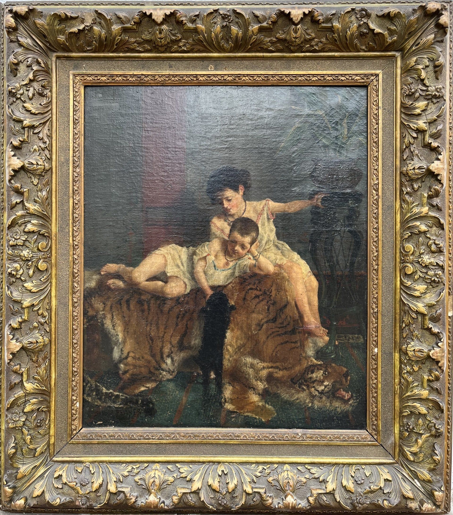 Huile sur toile - XIXe siècle