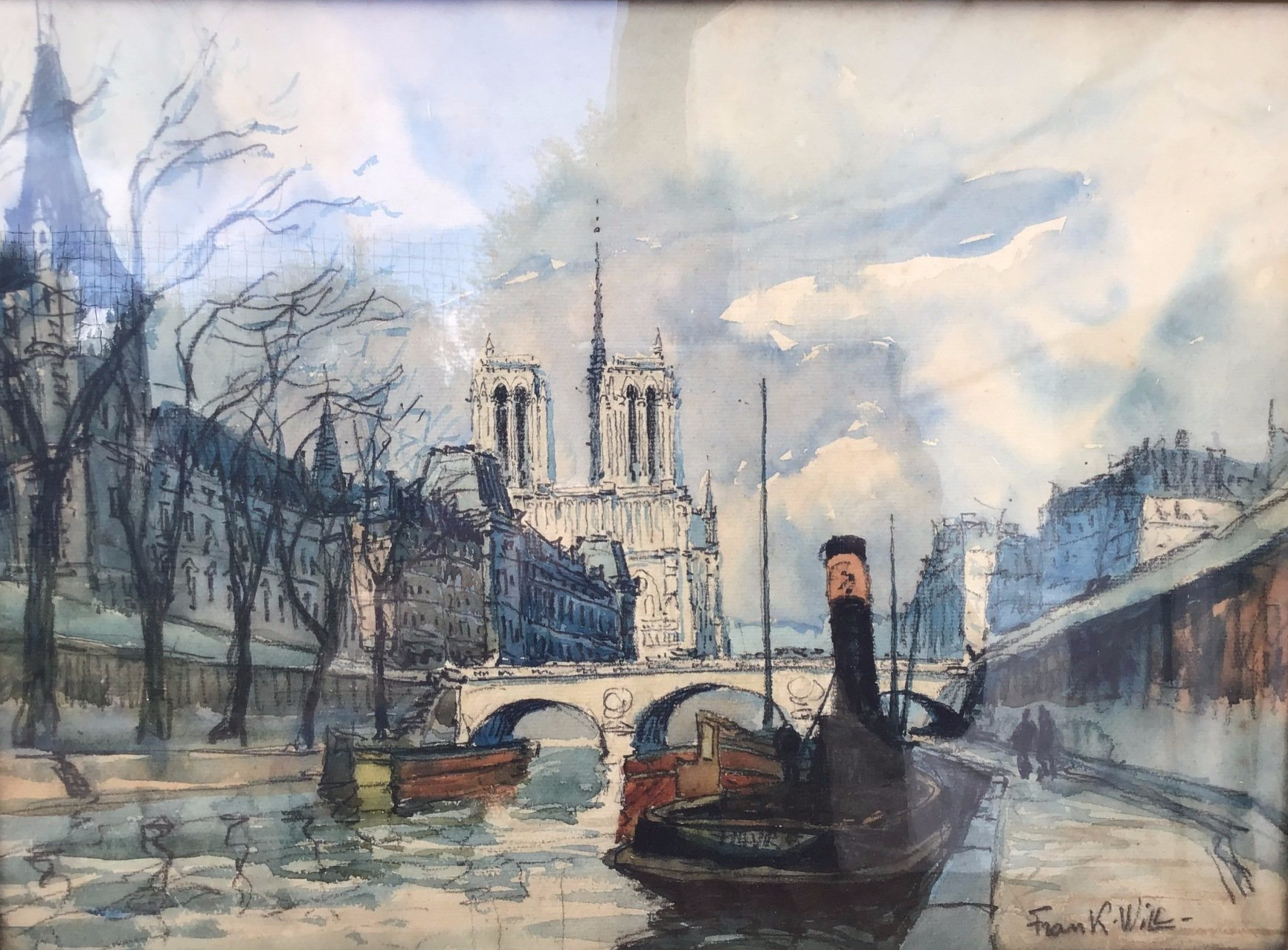 Frank Will- La Seine, Paris