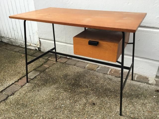 Bureau chêne clair design 1950/1960