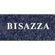 La palabra bisazza está sobre un fondo azul.