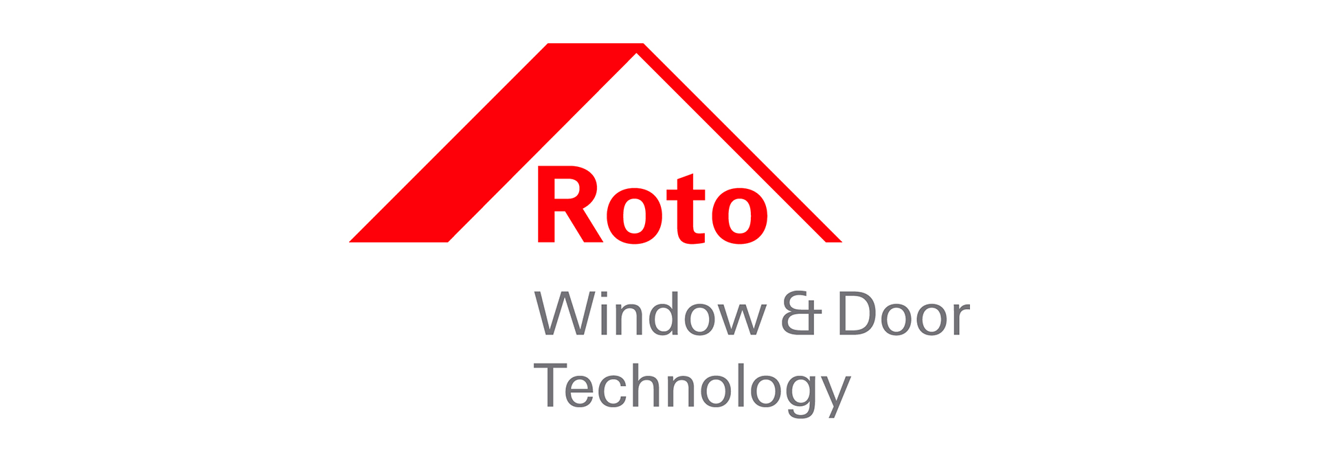 Das Logo der Roto Fenster- und Türentechnik ist rot und weiß.