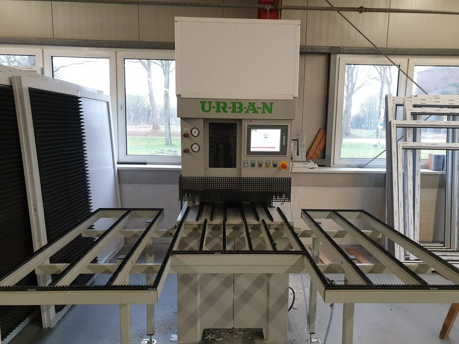 Eine Maschine, auf der das Wort „Urban“ steht