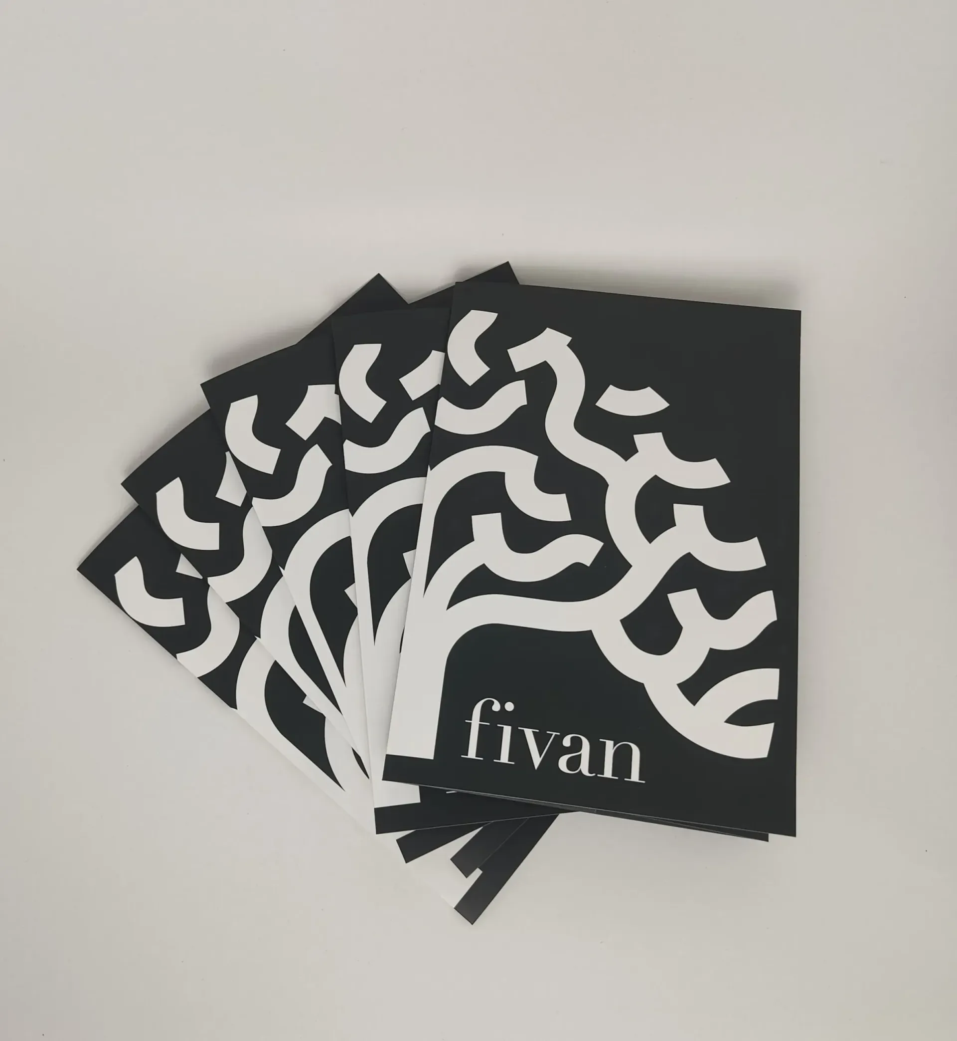 Carpeta automontable con barniz UV para Fivan