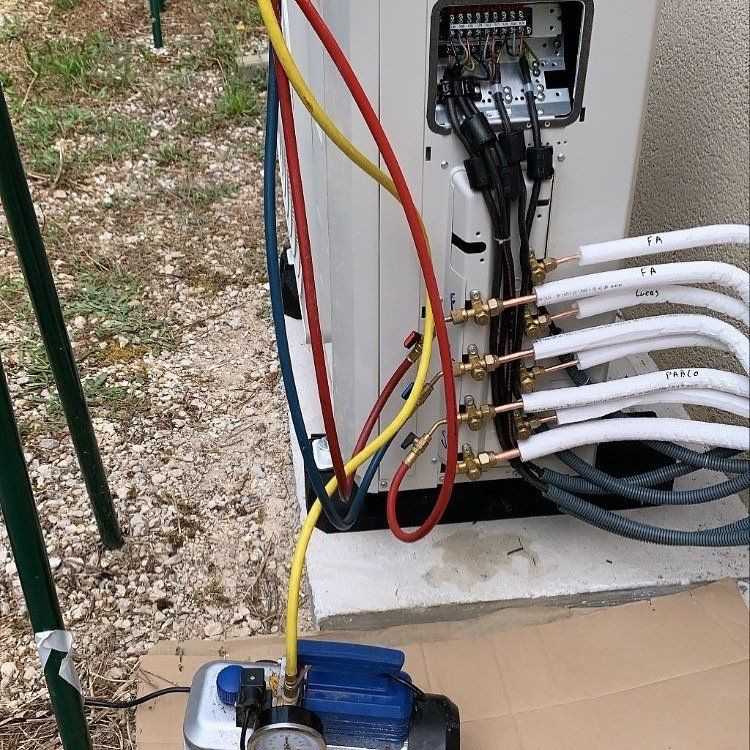 Installation d'une climatisation quadrisplit