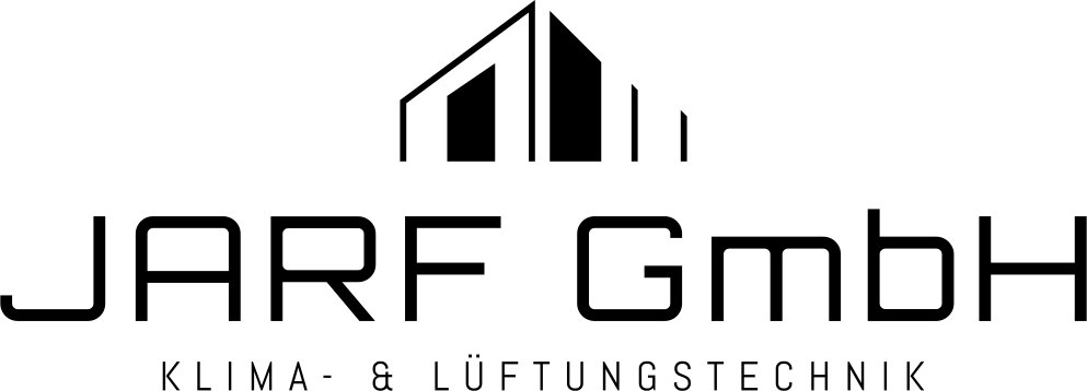 Ein schwarz-weißes Logo für ein Unternehmen namens Jarf GmbH