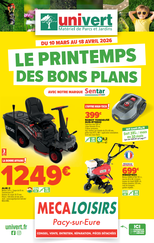 Catalogue univert MECALOISIRS 2024 Flyer MECALoisirs 2024