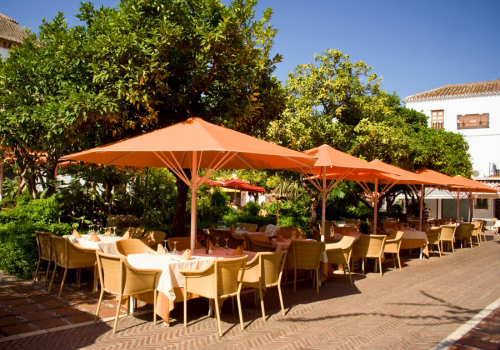 outdoor dining in santa fe