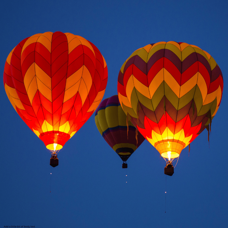 hot air balloons over santa fe NM