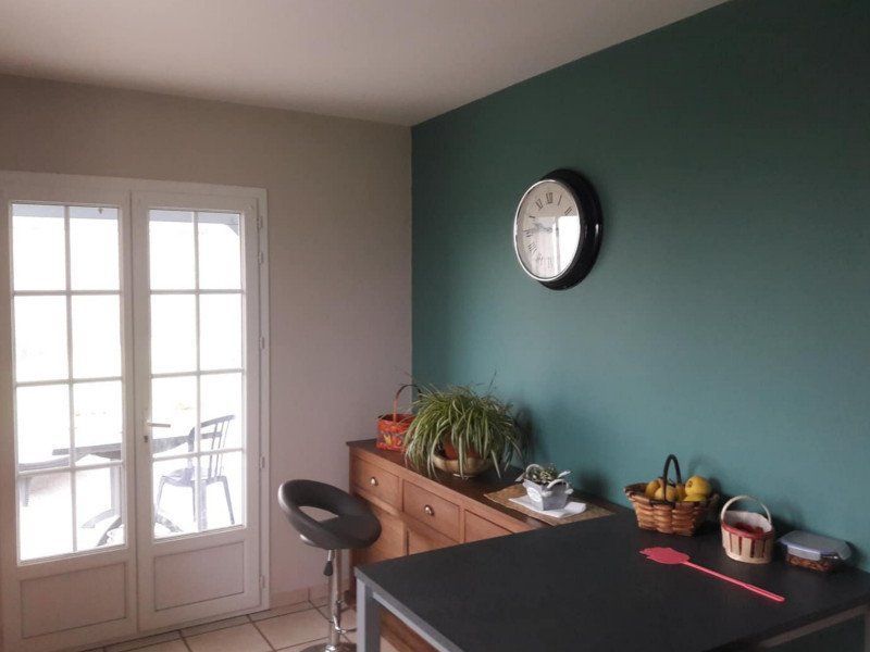 Peinture intérieure de cuisine en vert