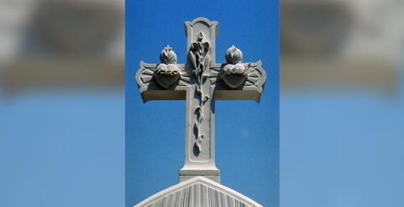 Cr2ation de croix pour monument funéraire