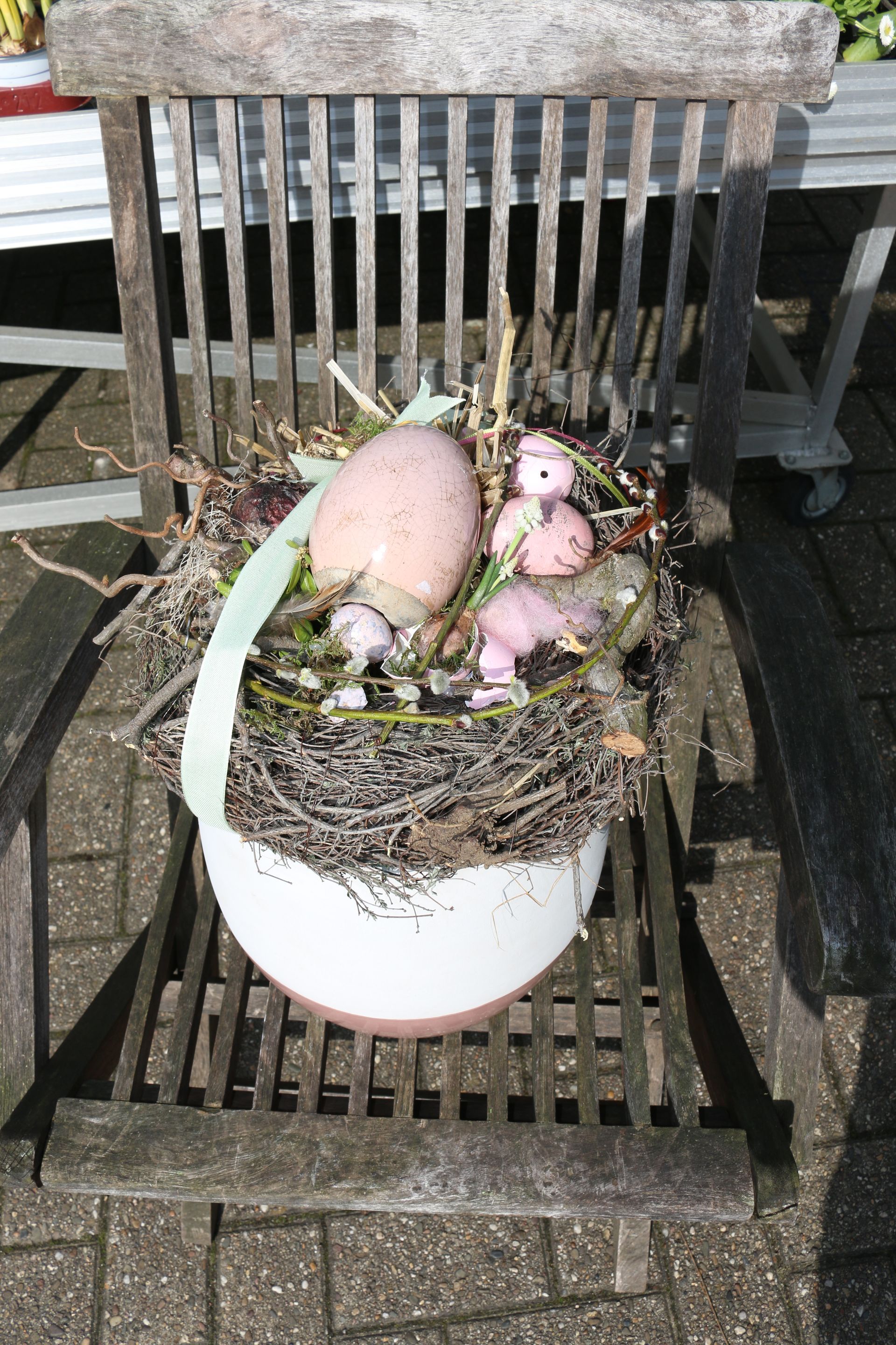 Ostergesteck mit Deko