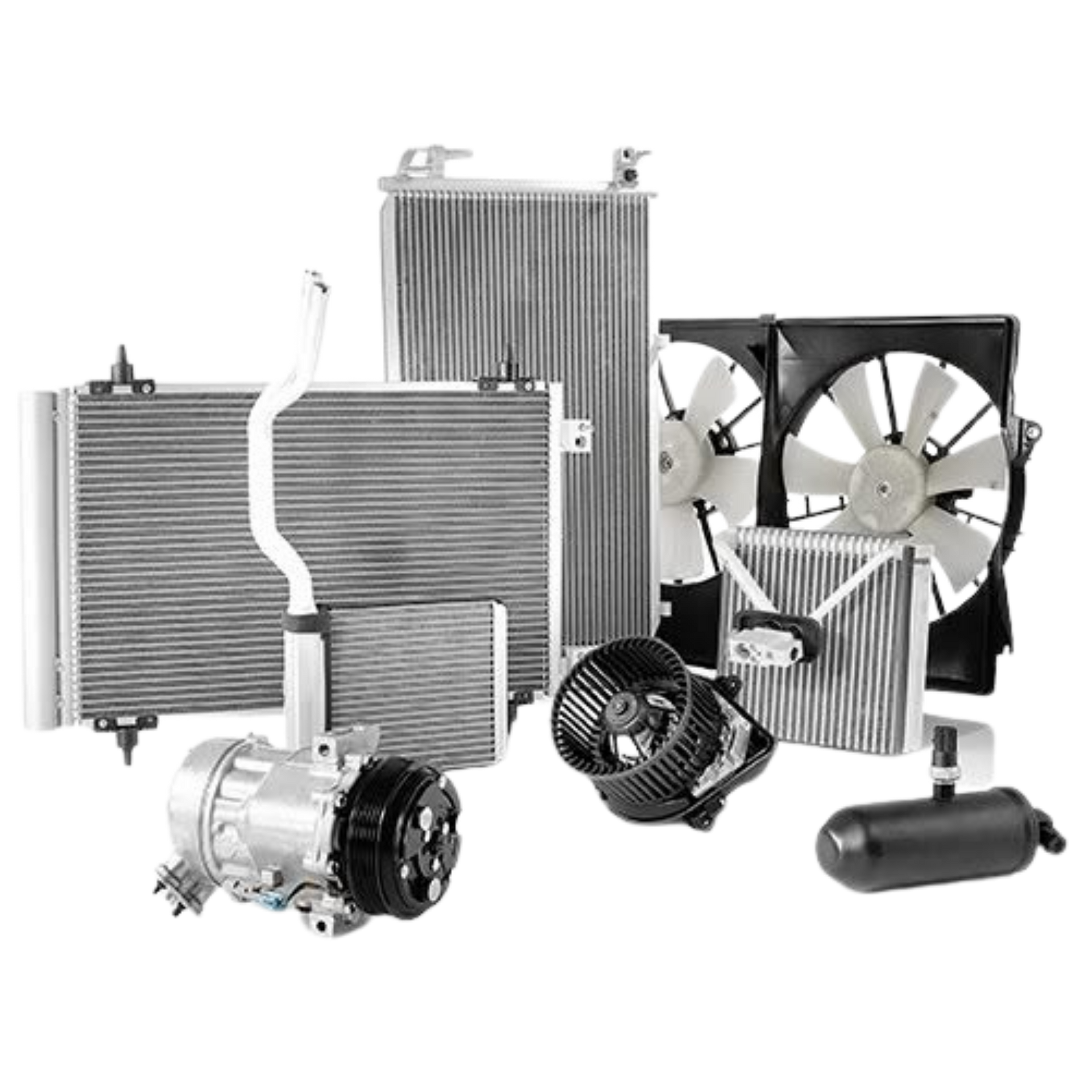Des pièces détachées pour la ventilation et climatisation automobile.
