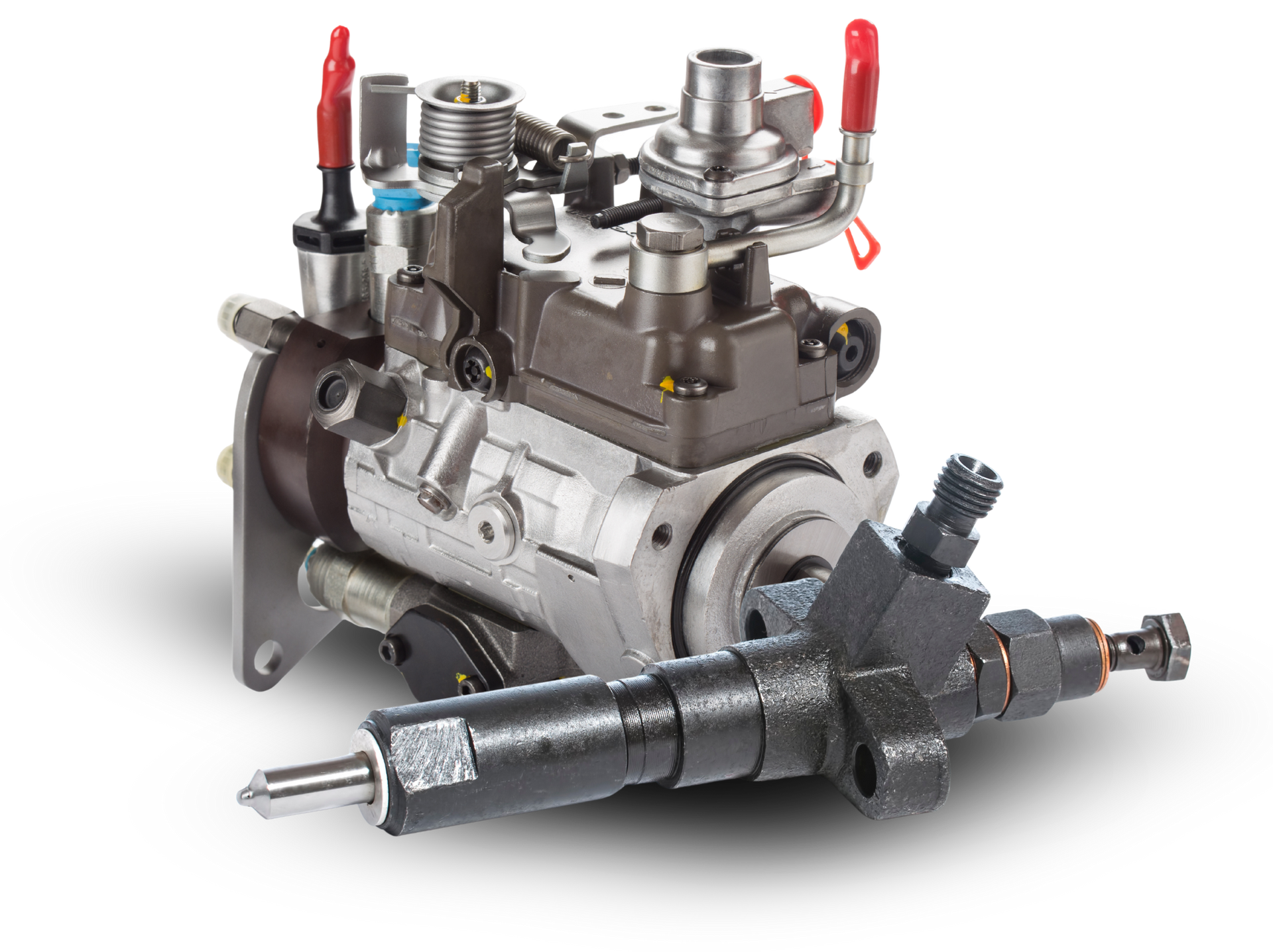 Pompe d'injection et injecteur pour moteur diesel.