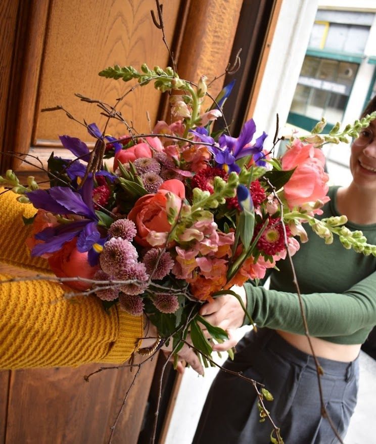 Création florale de Noël  - Flower Addict