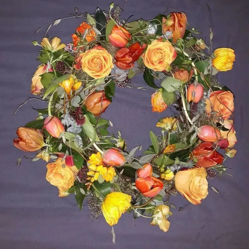 Couronne funéraire - Flower Addict