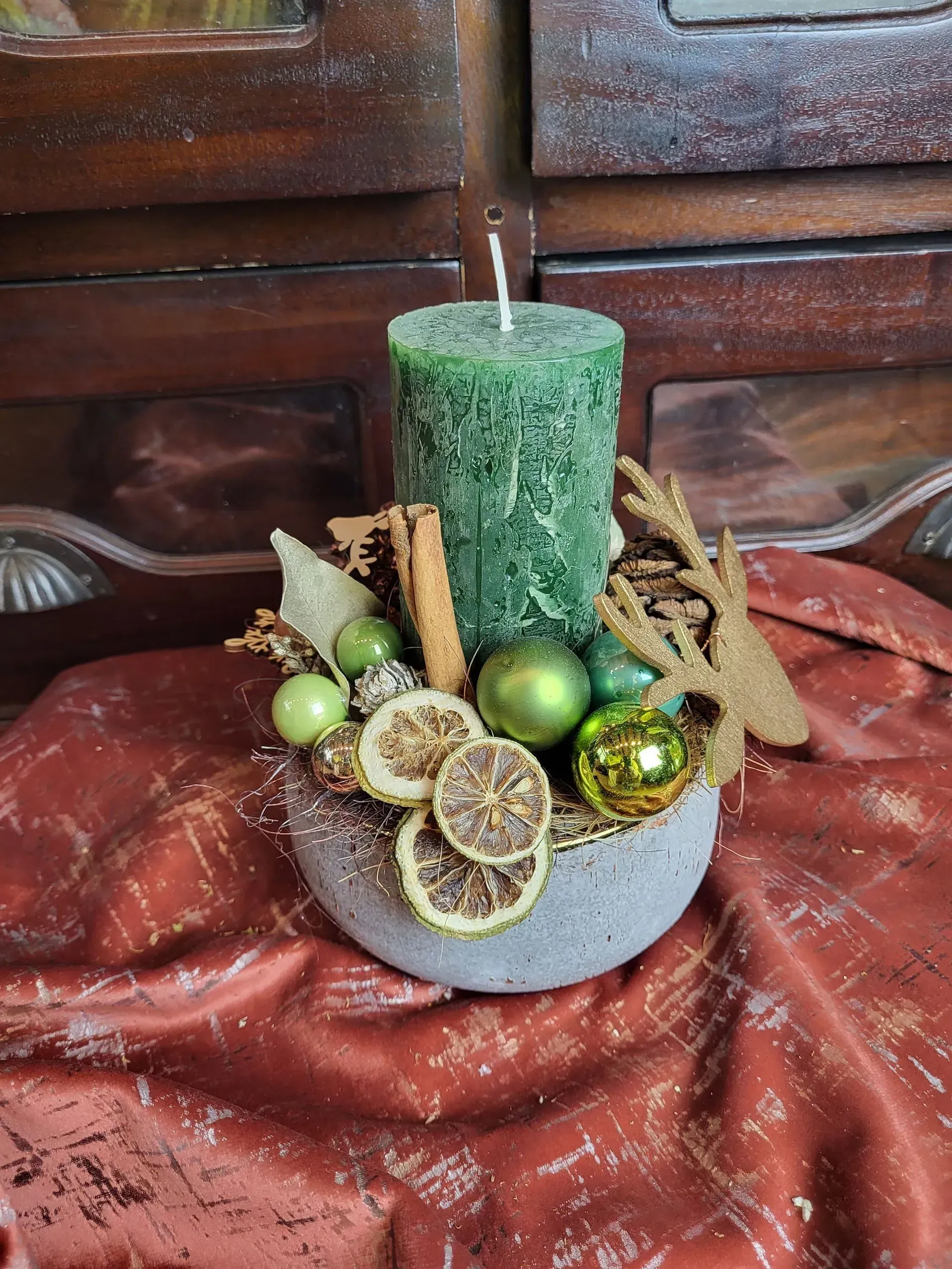 Décoration florale de Noël