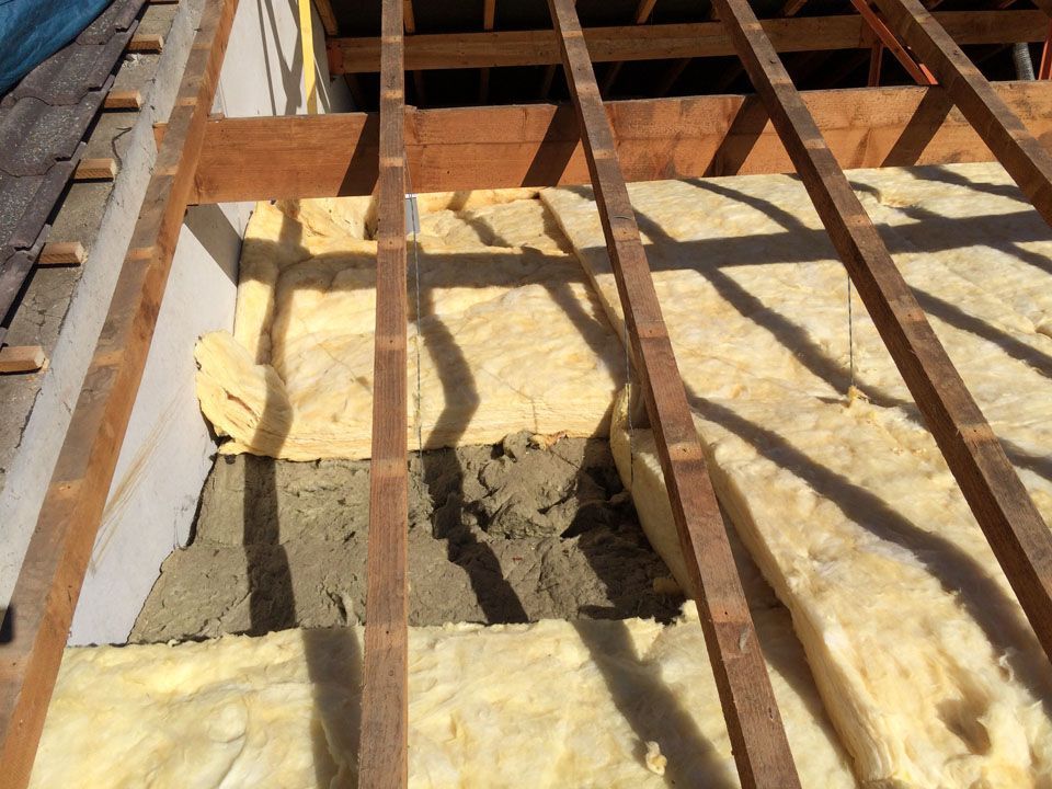 Isolation entre deux étages d'un batiment