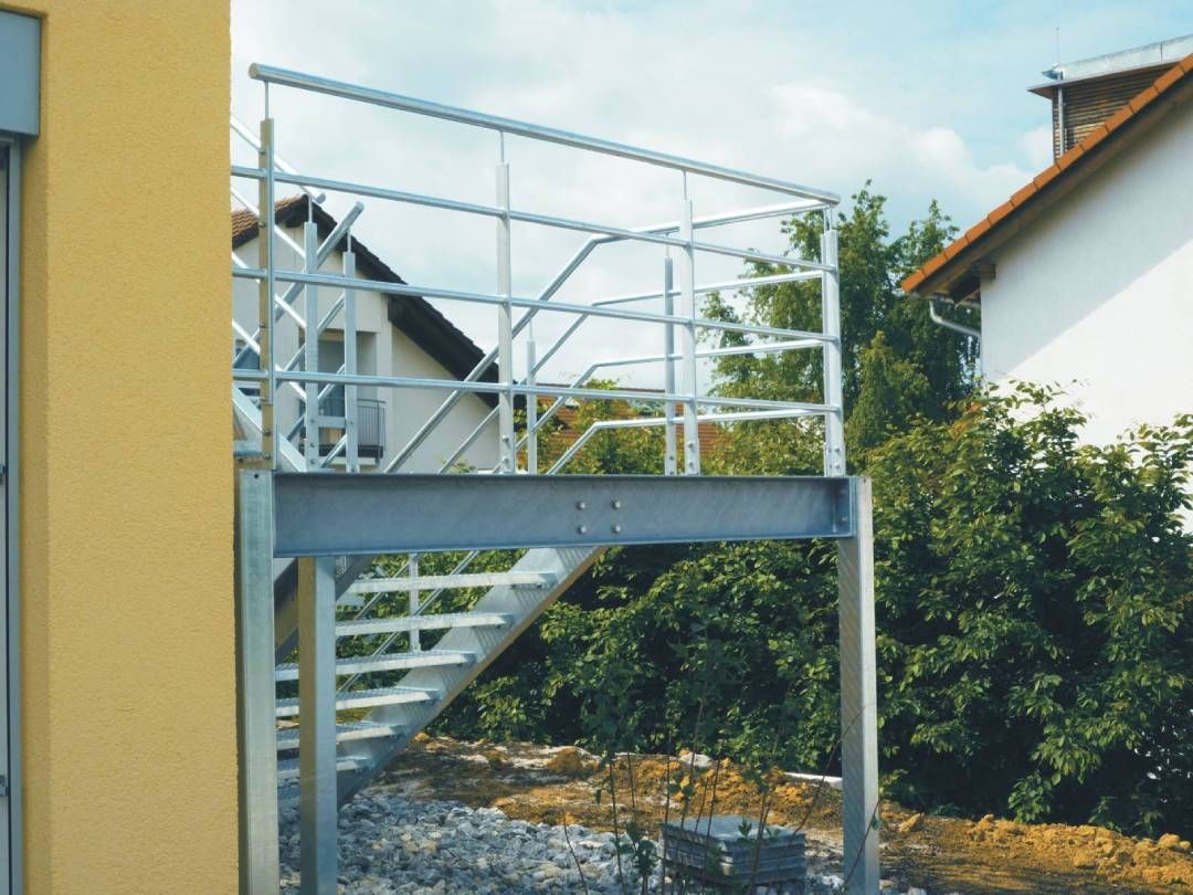Treppe am Haus