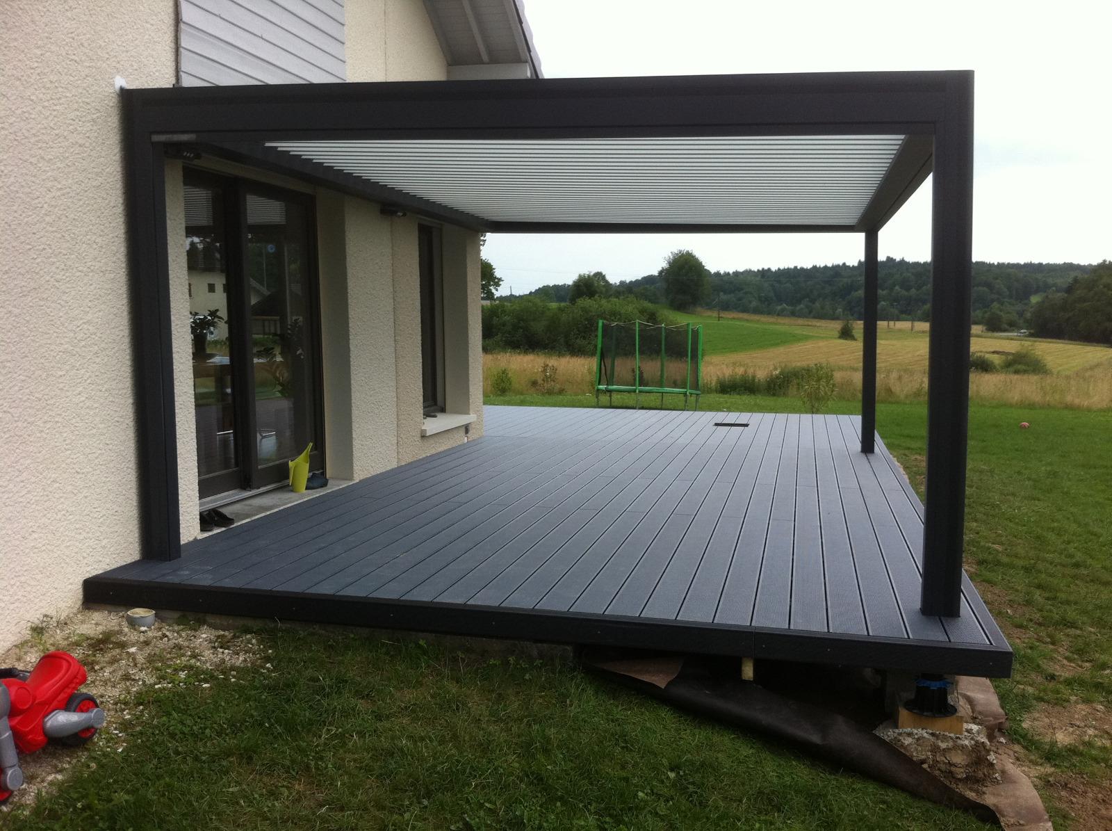 Pose de terrasse en bois
