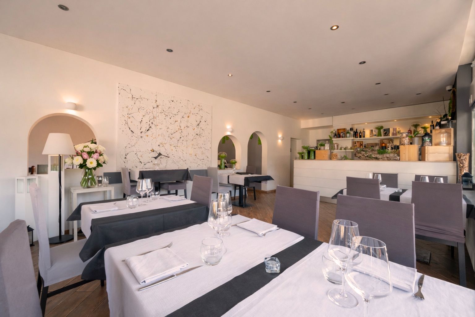 Sala interna del Ristorante Filettè a Muzzano