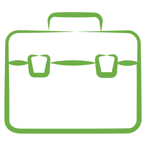 Icon grün Aktentasche Geflügelhof Bremenkamp