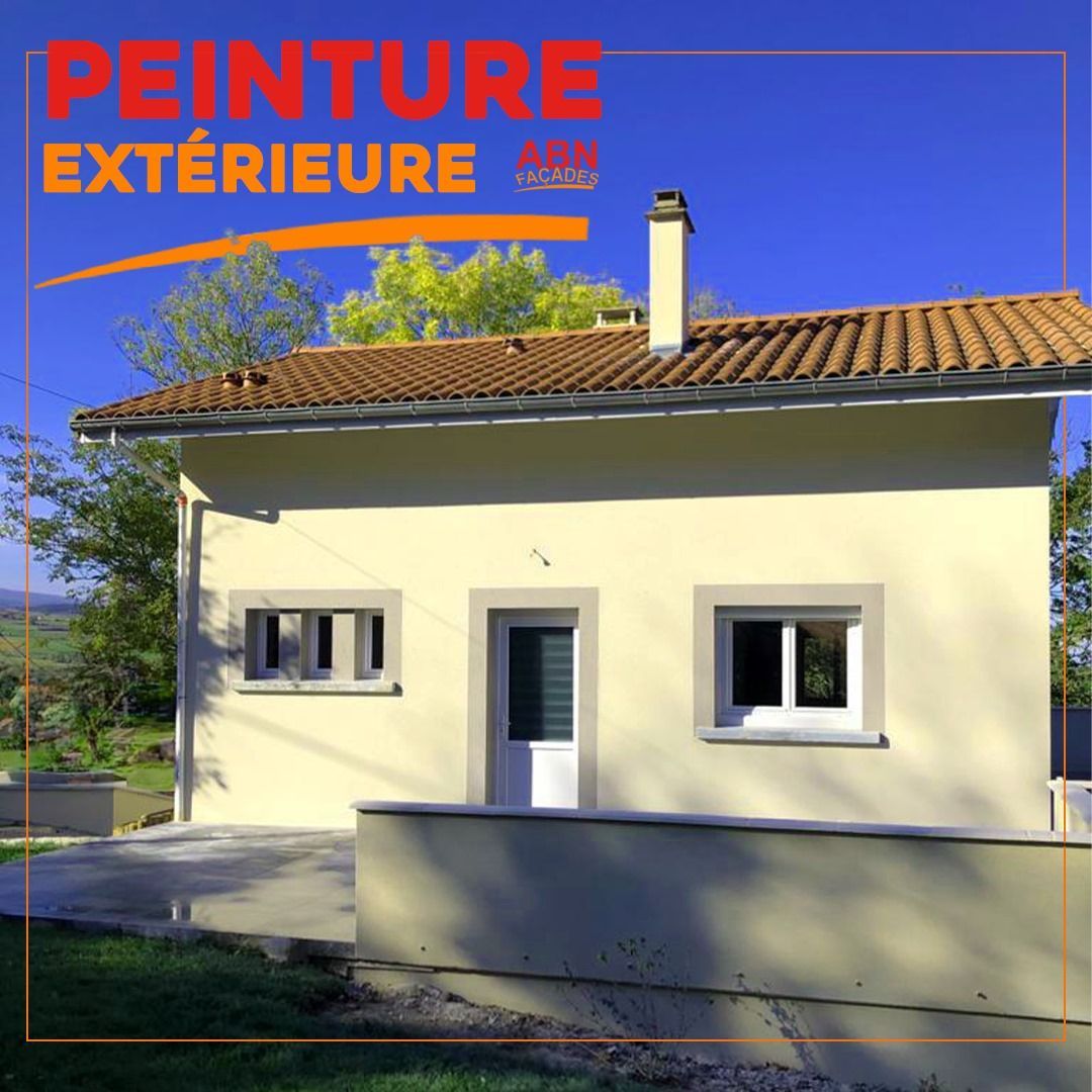 Chantier peinture extérieure pour maison