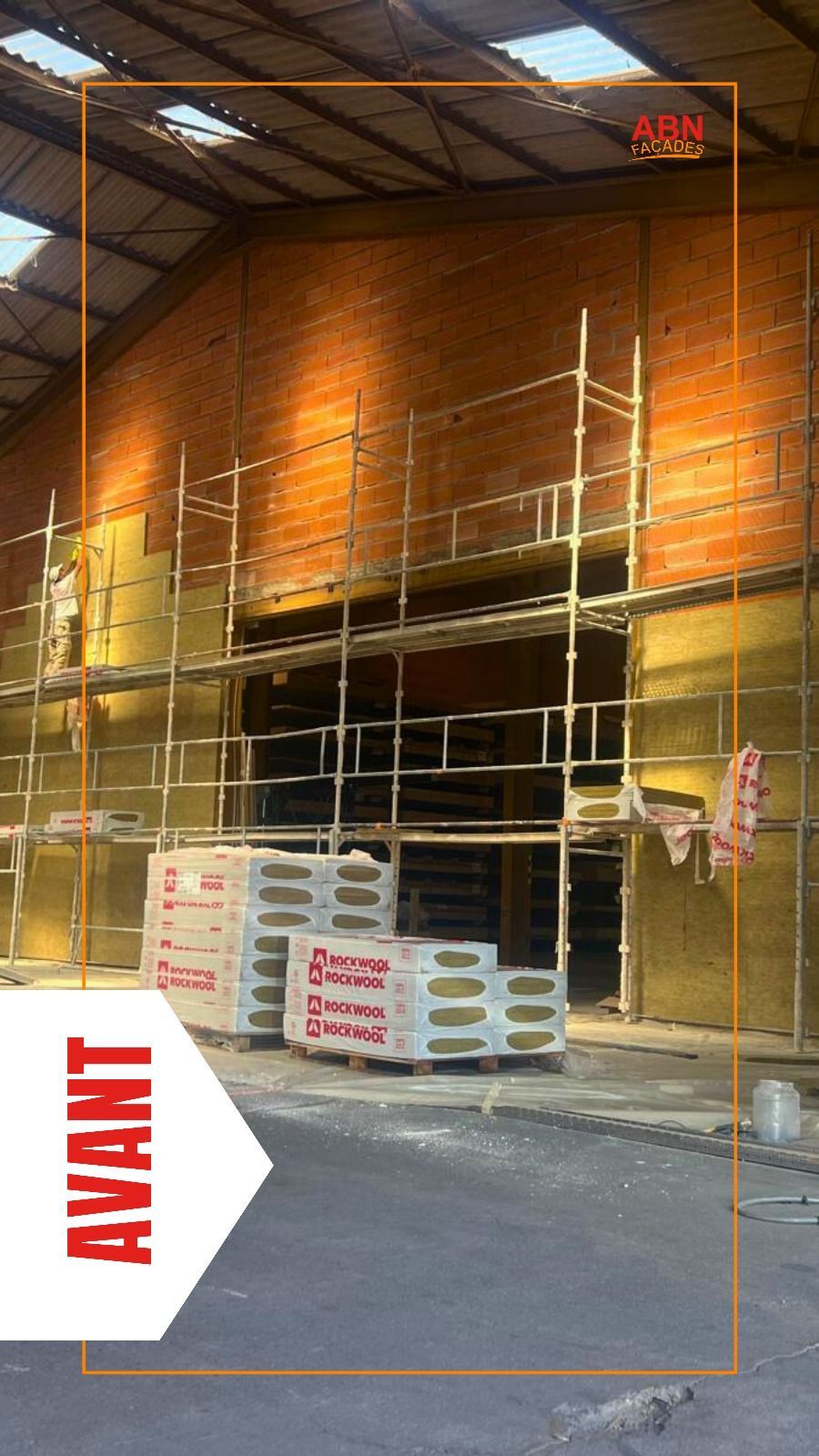 Façade hangar avant