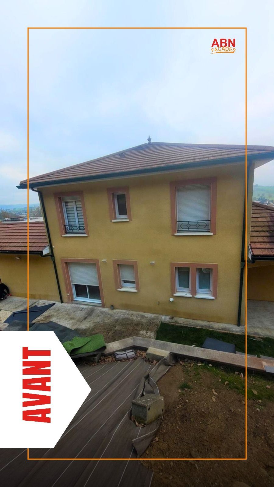 Ravalement de façade avant