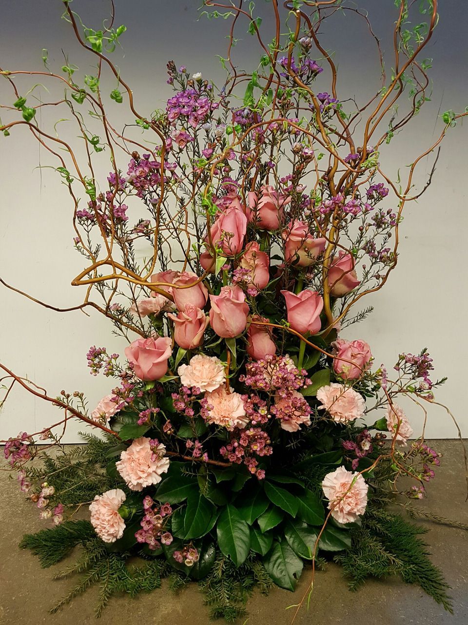 Bukett aus pinken Blumen