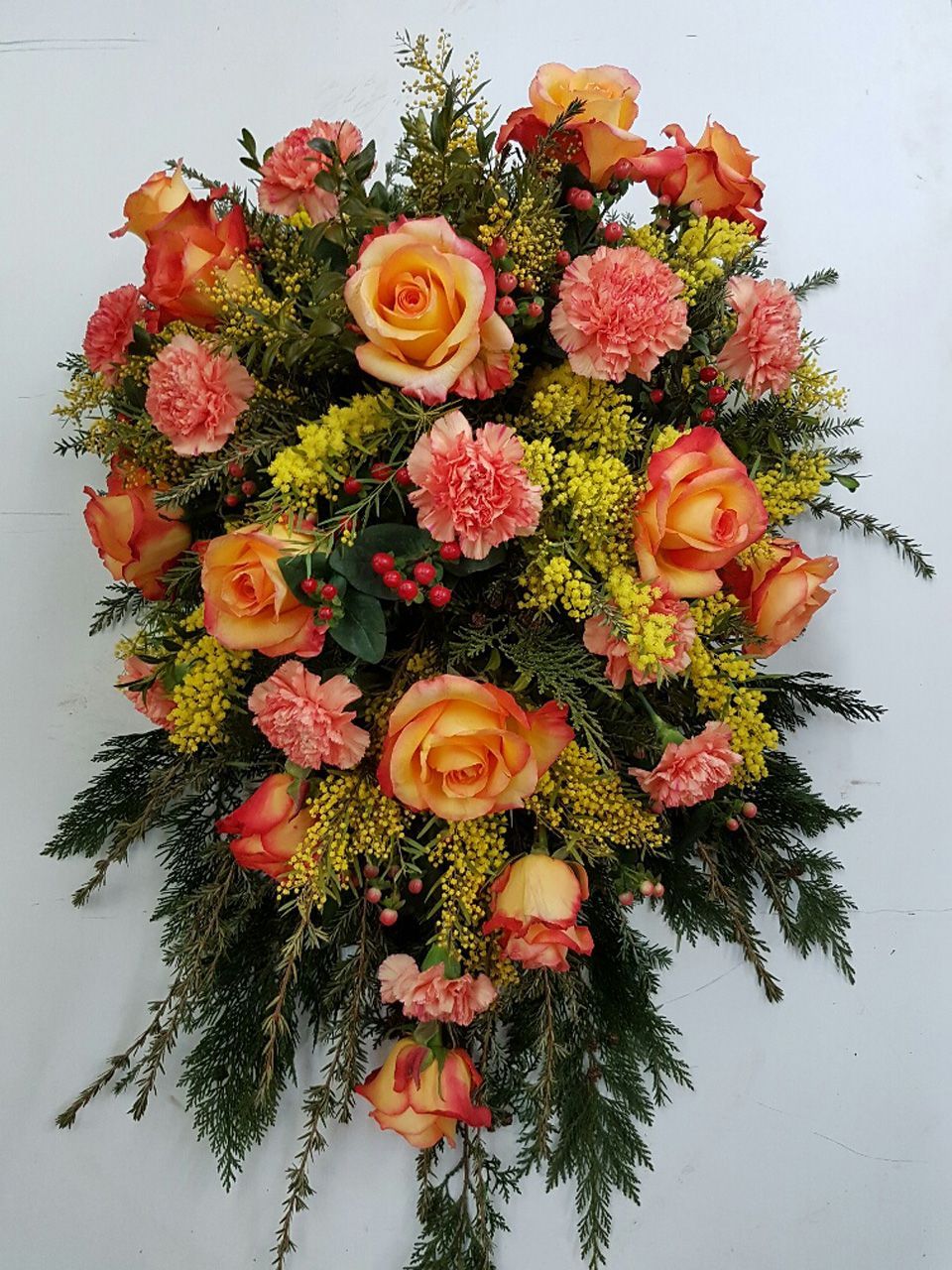 Bukett Orangefarbene Blumen