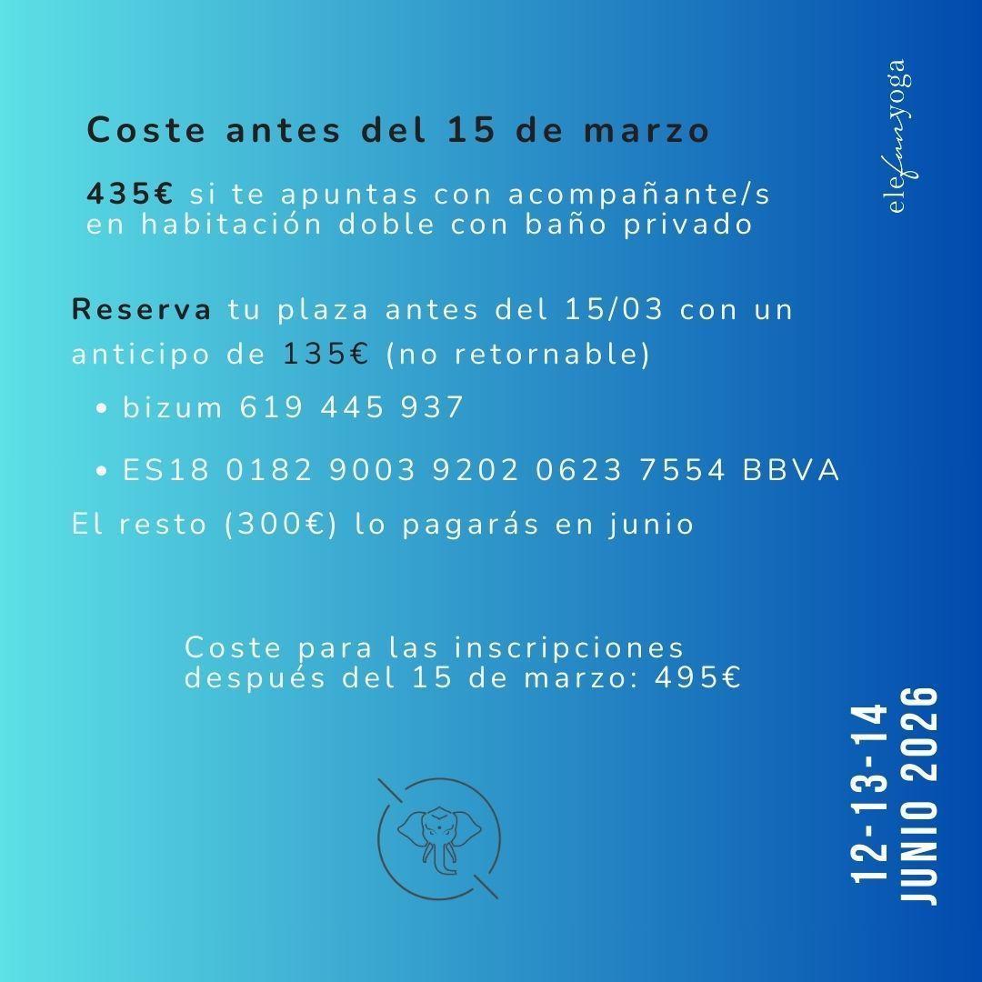 Anuncio de un evento en junio de 2026. Se enumeran los costos con precios anticipados e información de contacto 