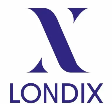 Logotipo "X" azul