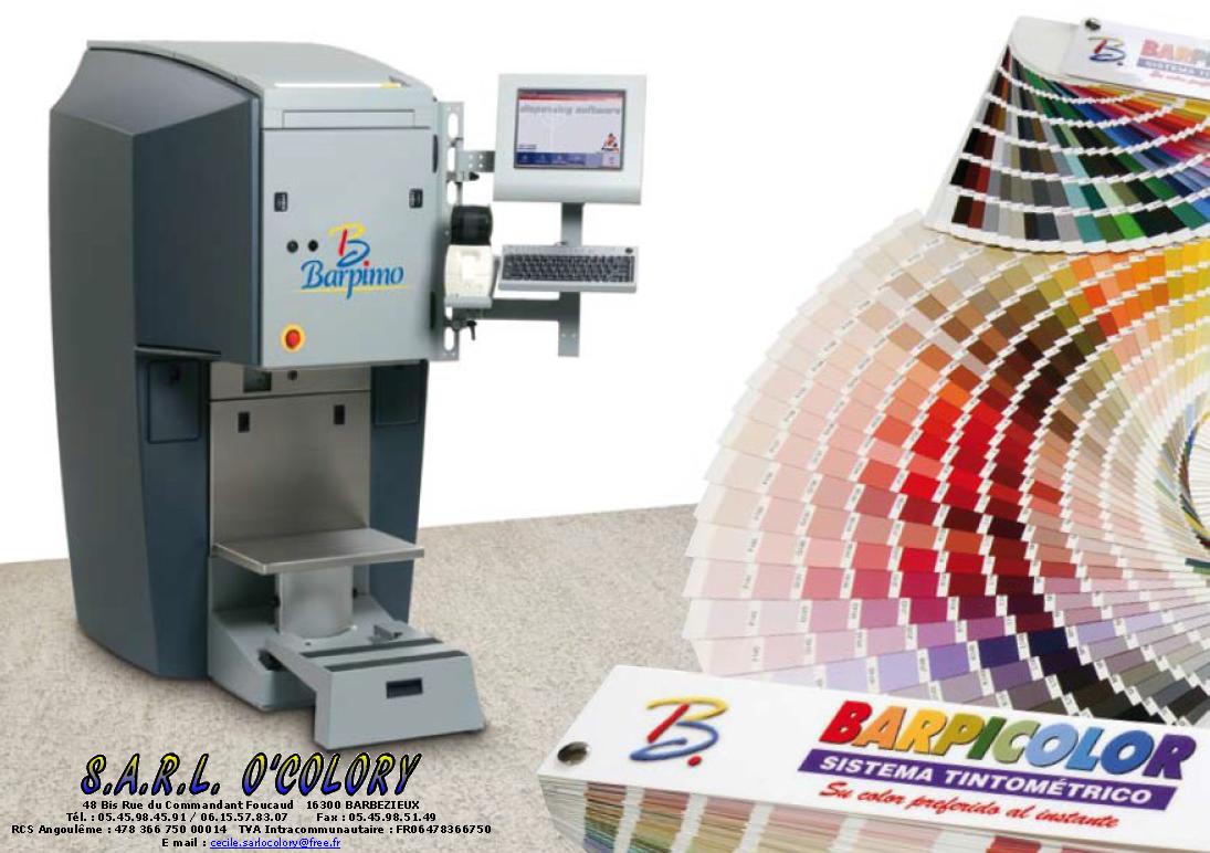 Machine teintometrique