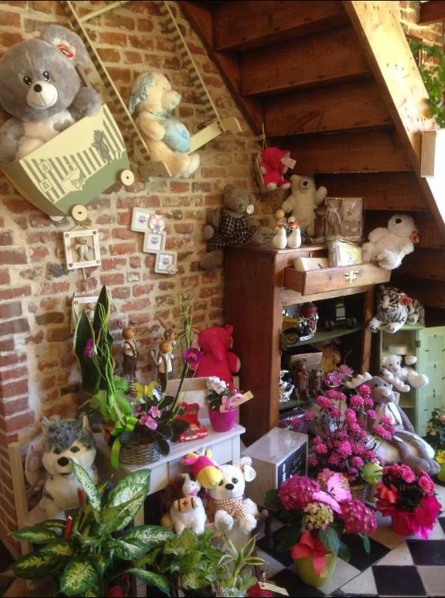 Fleurs et plantes vertes