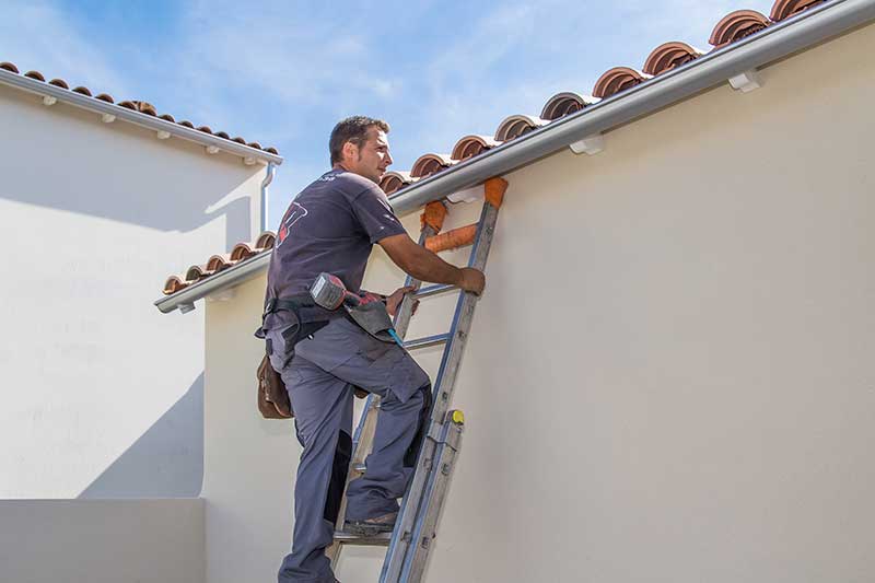 Gouttière sans jointure