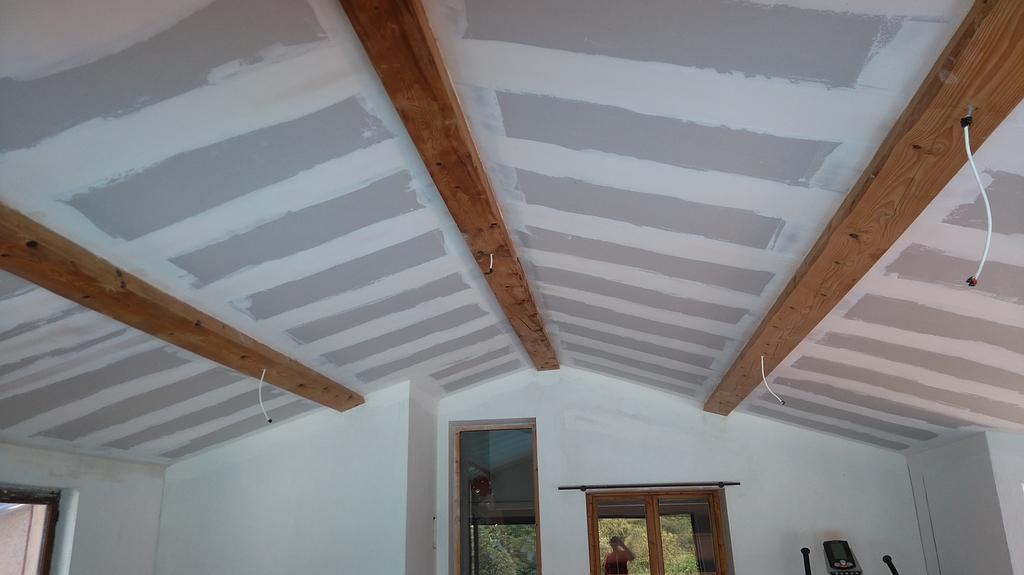 Finition plaque de plâtre