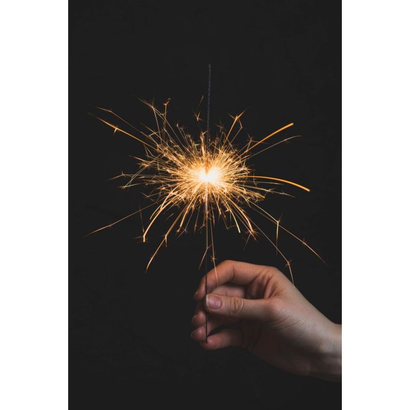 Utilisation d'un cierge étincelant