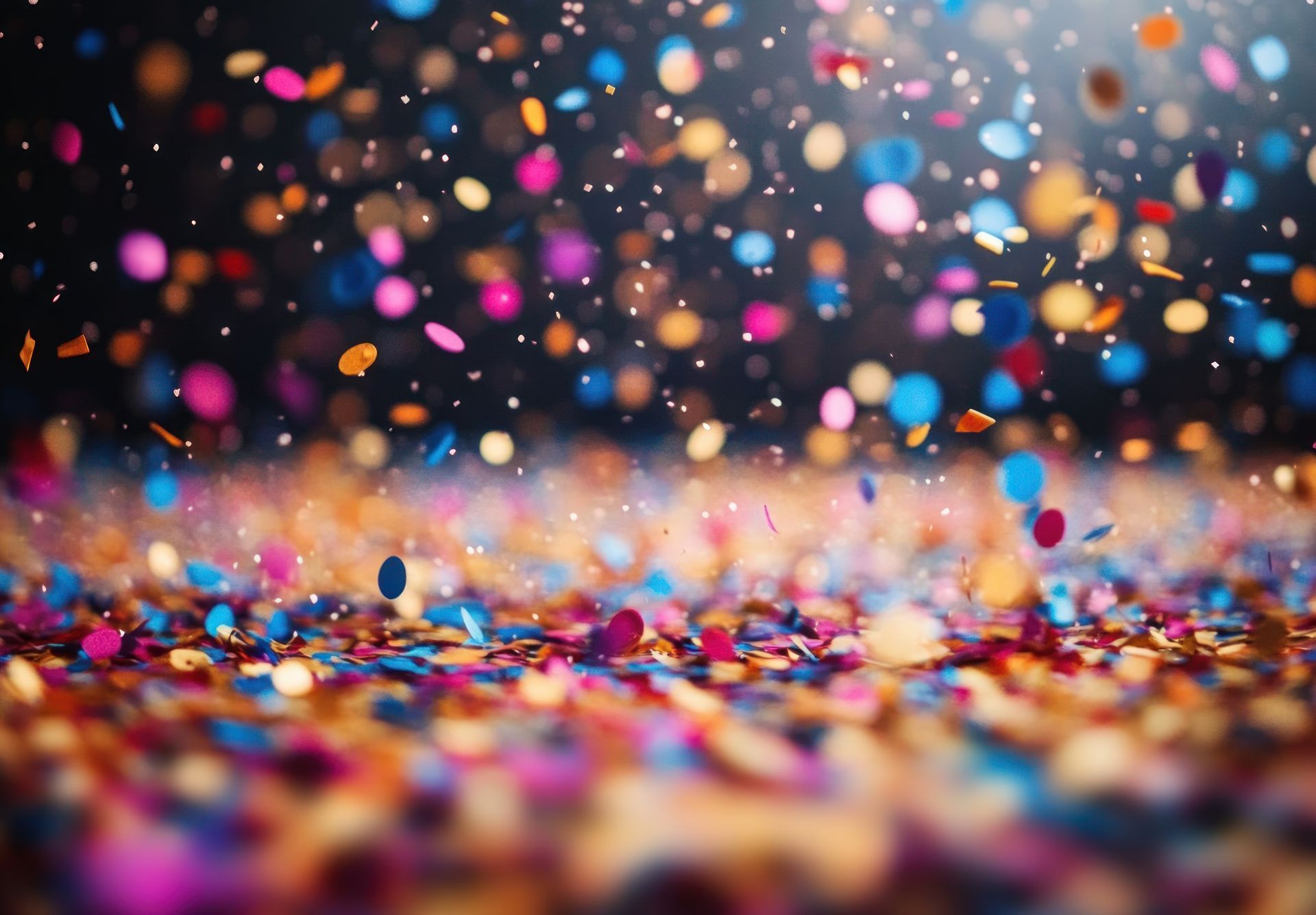 Pluie de confettis