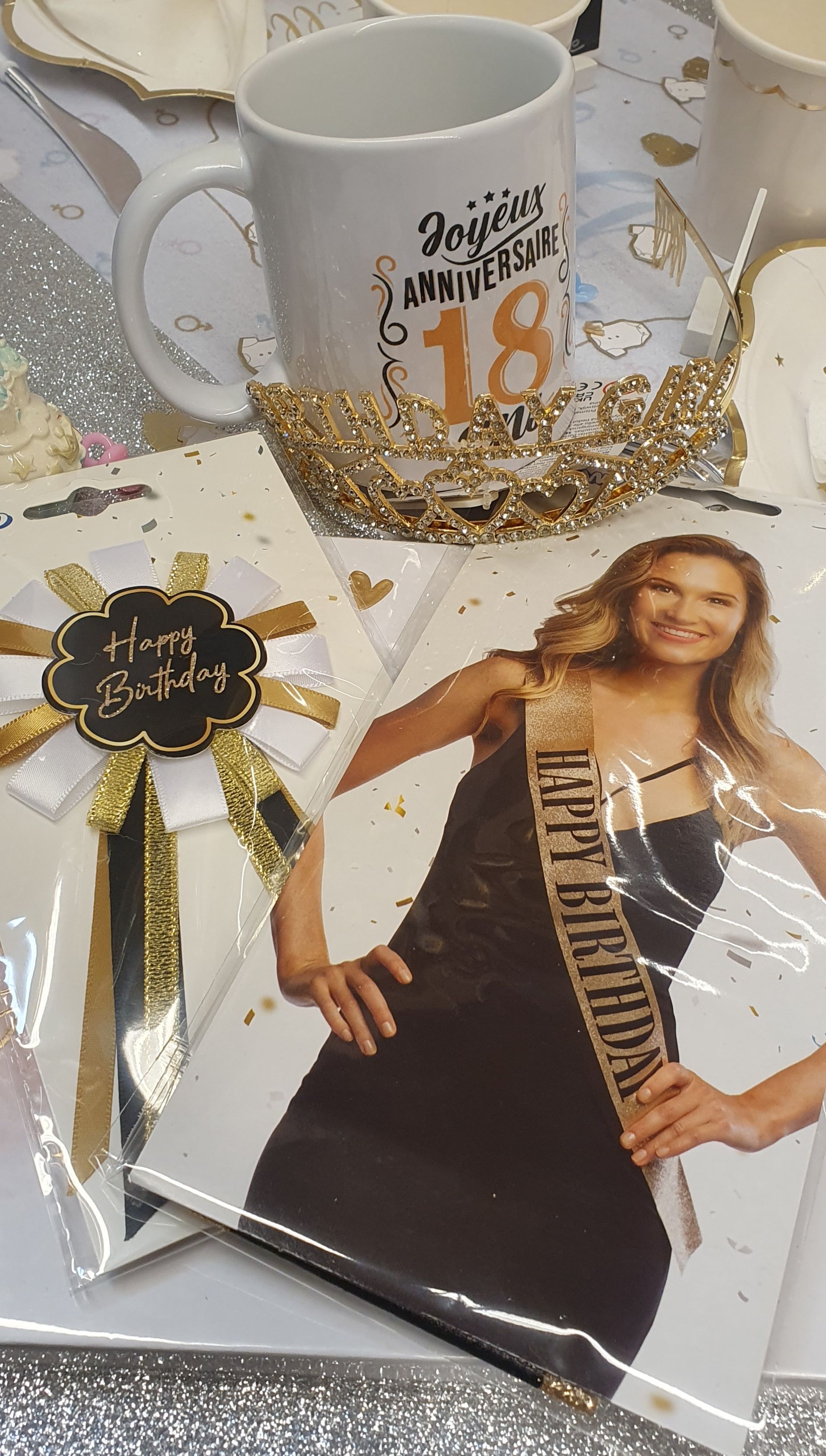 Écharpe pour un anniversaire