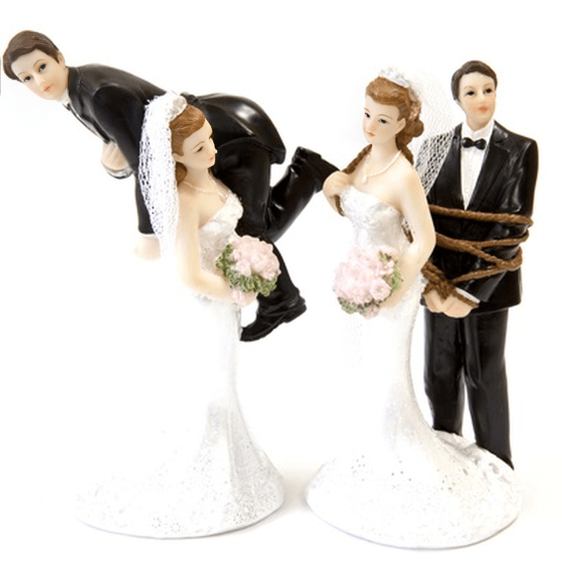 Figurines de gâteaux de mariage