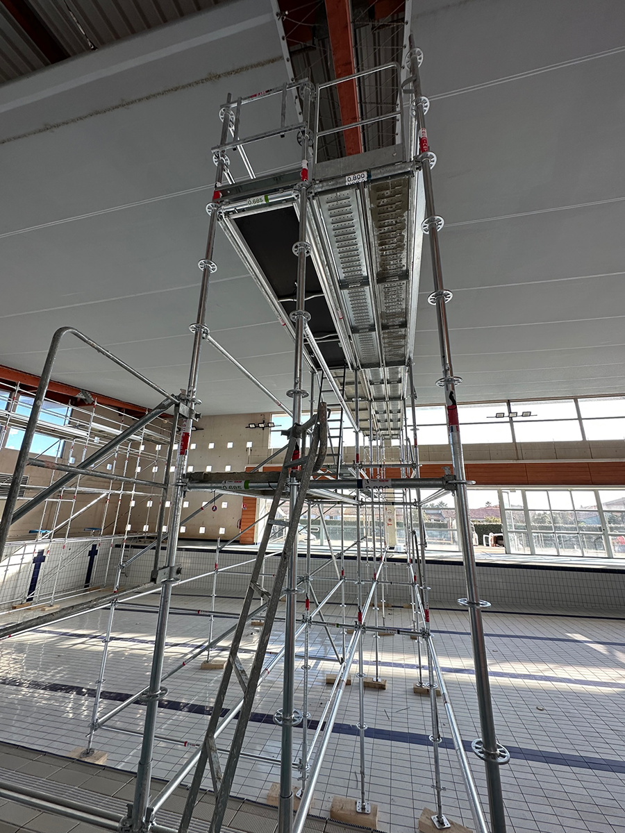 Plateforme d'échafaudage