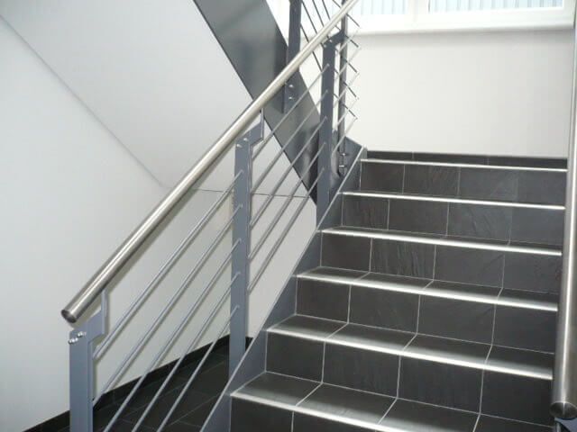 Treppengeländer aus Alu
