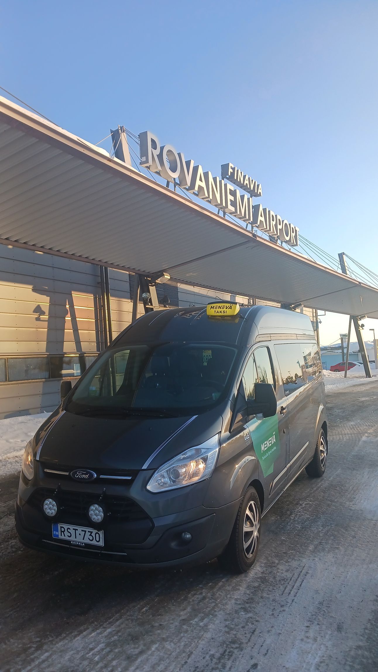 Taksi Rovaniemen keskustassa