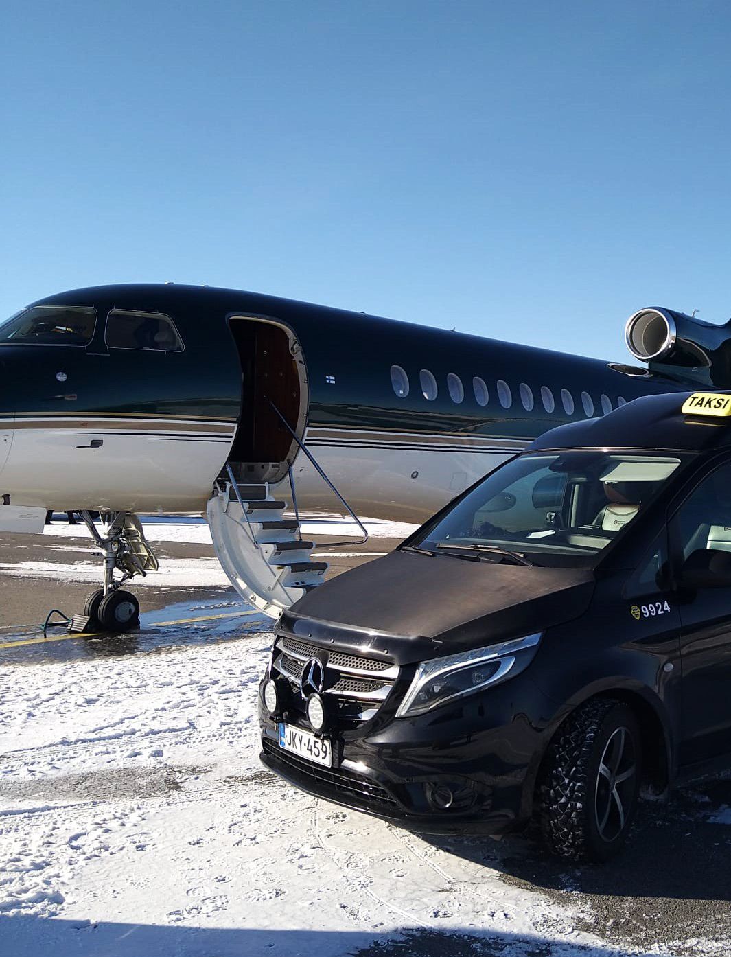 Taksi Rovaniemen lentokentällä