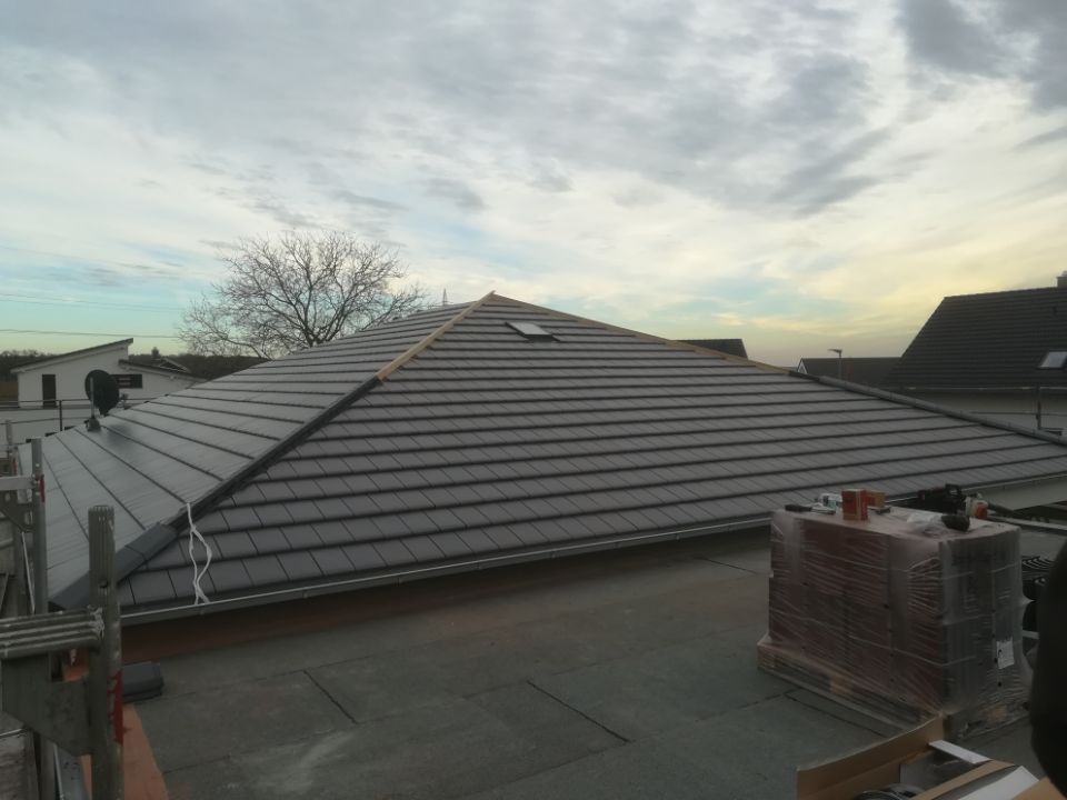 Konstruktion eines Daches