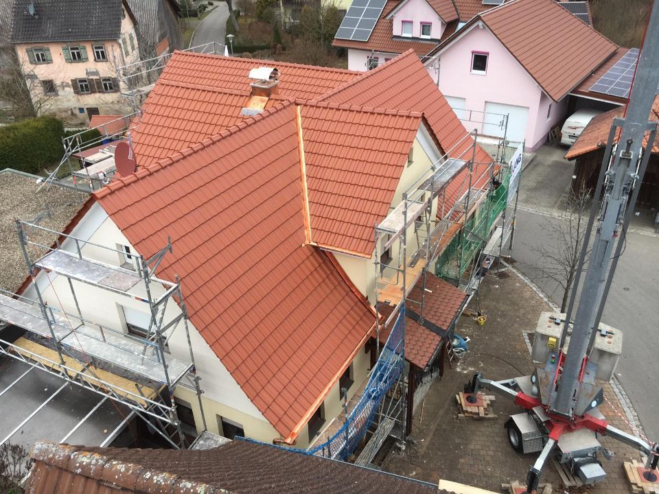 Dach aus der Vogelperspektive