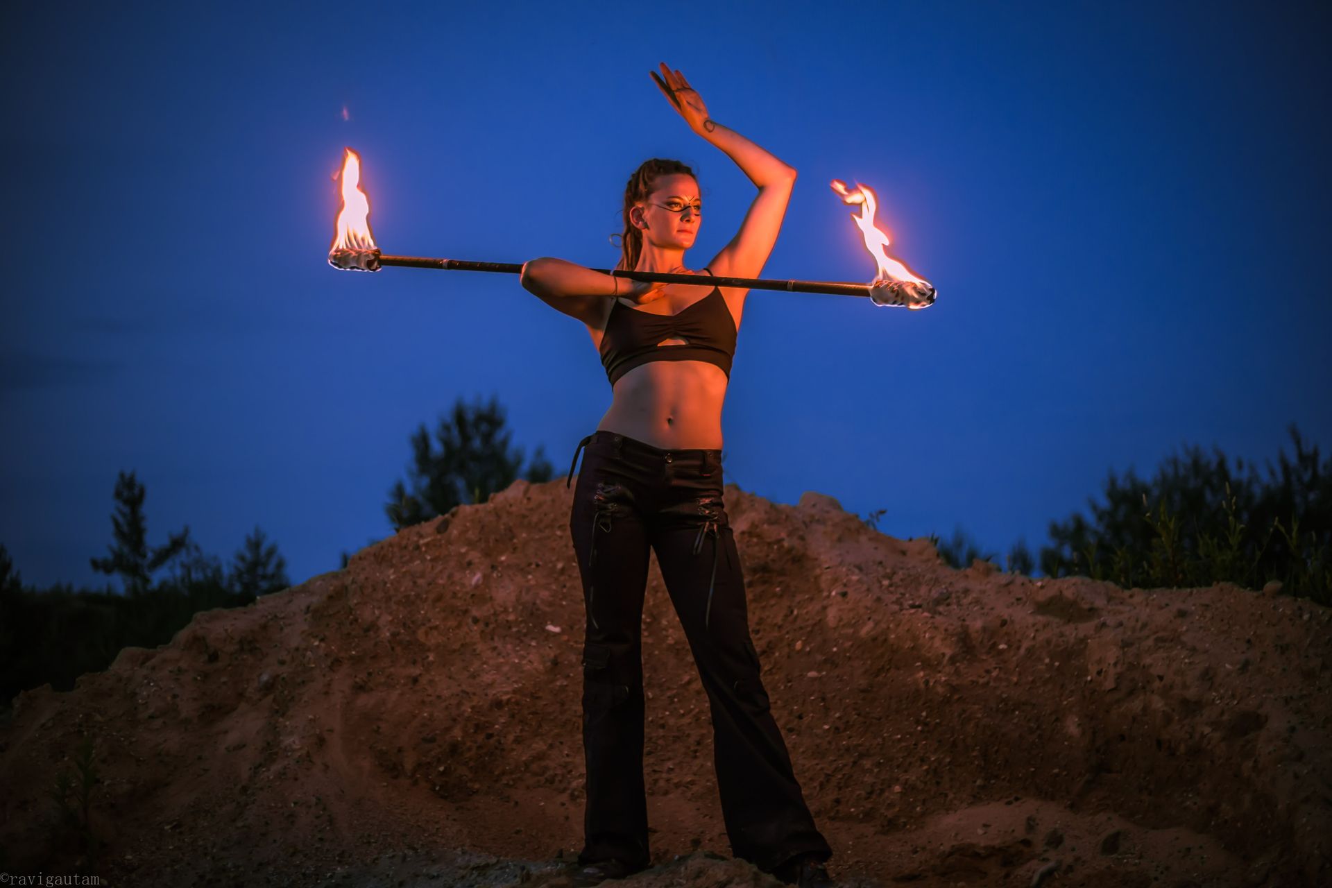 Burning Contact Staff